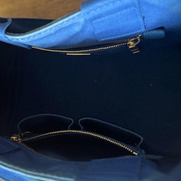 Prada Blue Canvas Tote Bag - Picture 11 of 15